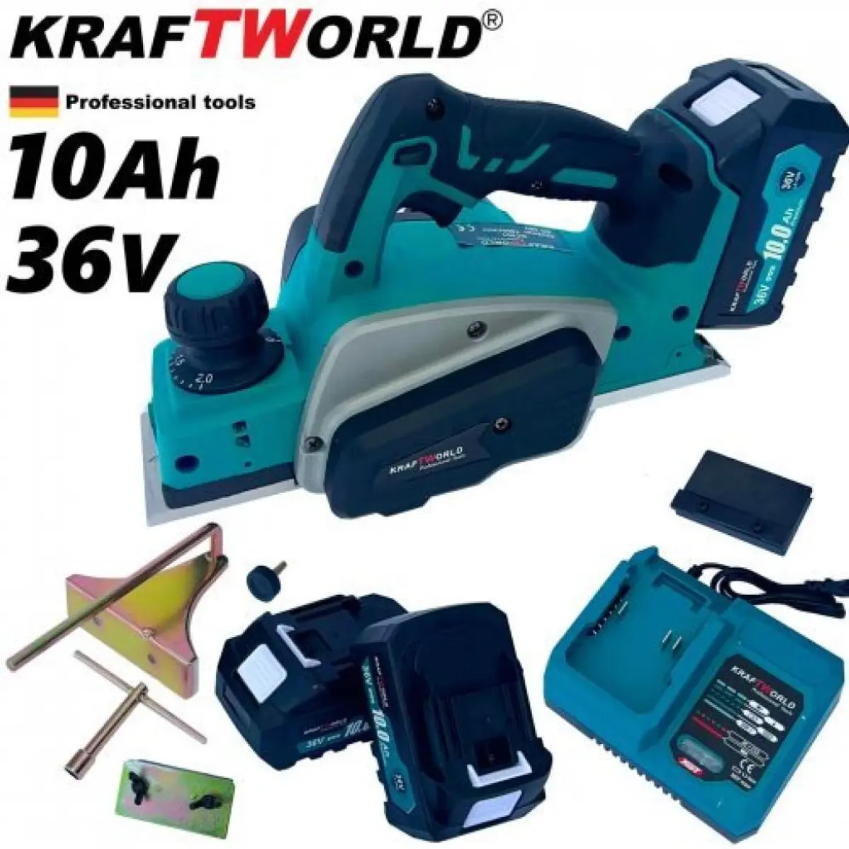 Акумулаторно Гредово Ренде KraftWorld 36V 10Ah 2бр батерии