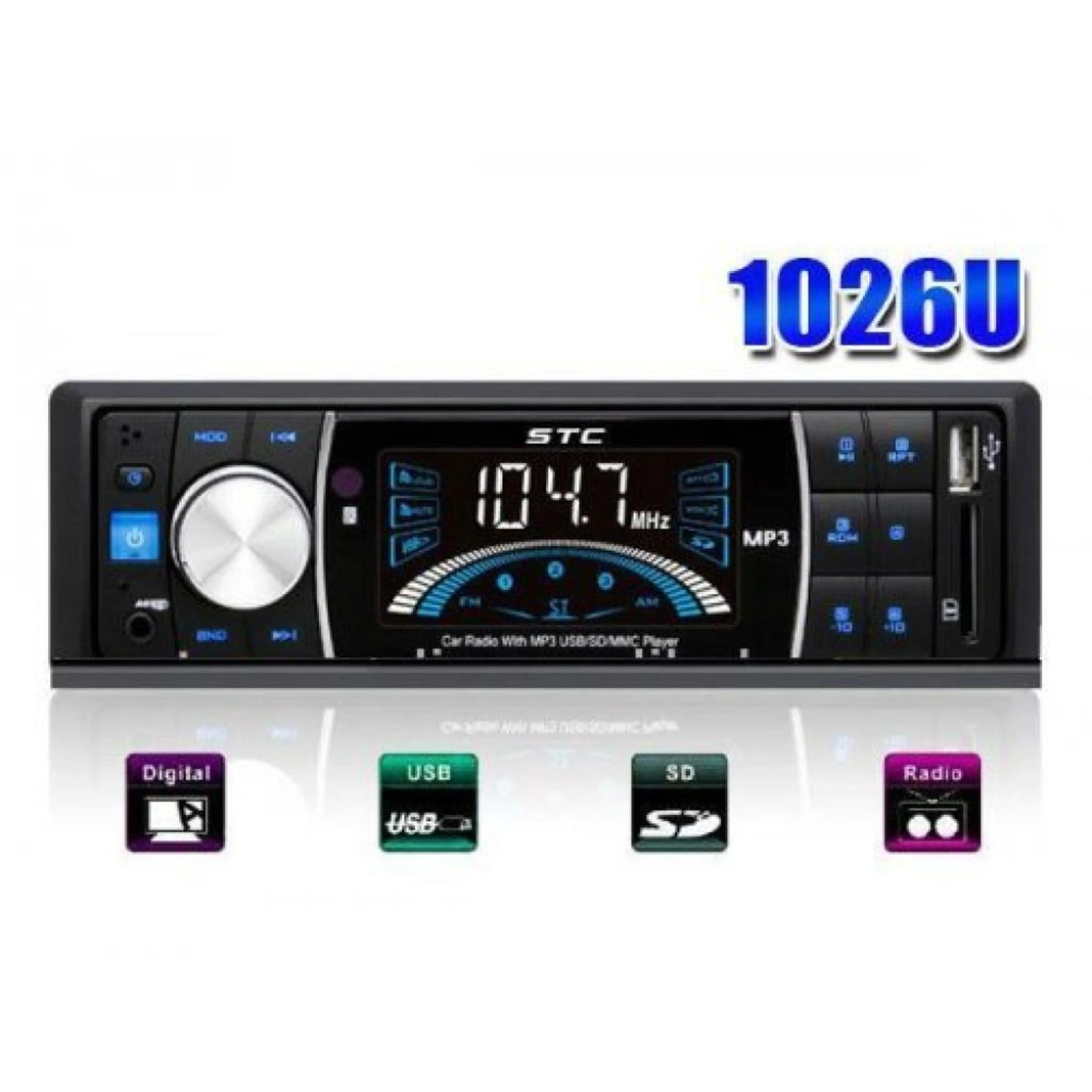 Аудио плеър за кола с РАДИО, USB, MICRO SD
