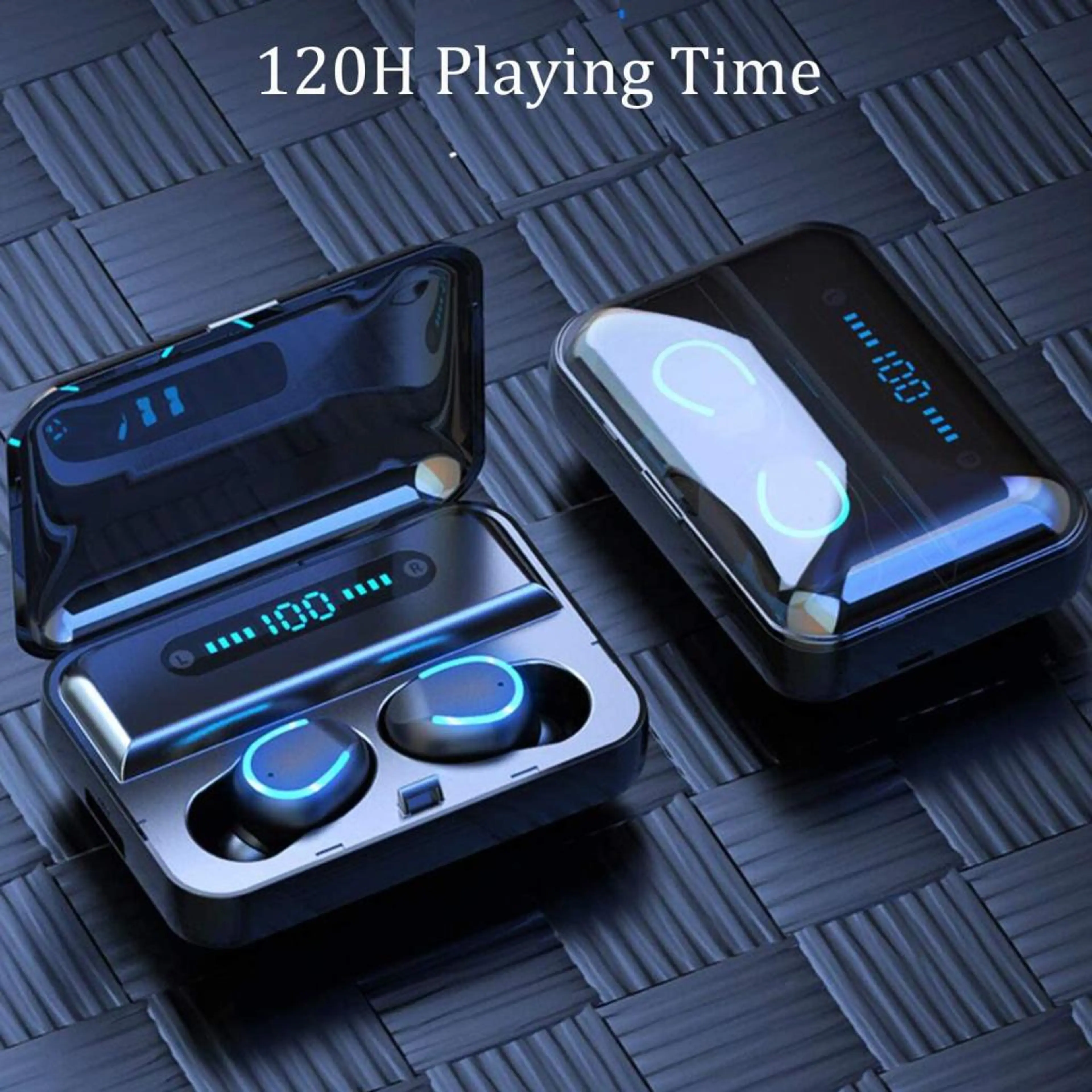 Безжични Bluetooth слушалки с интелигентен цифров дисплей