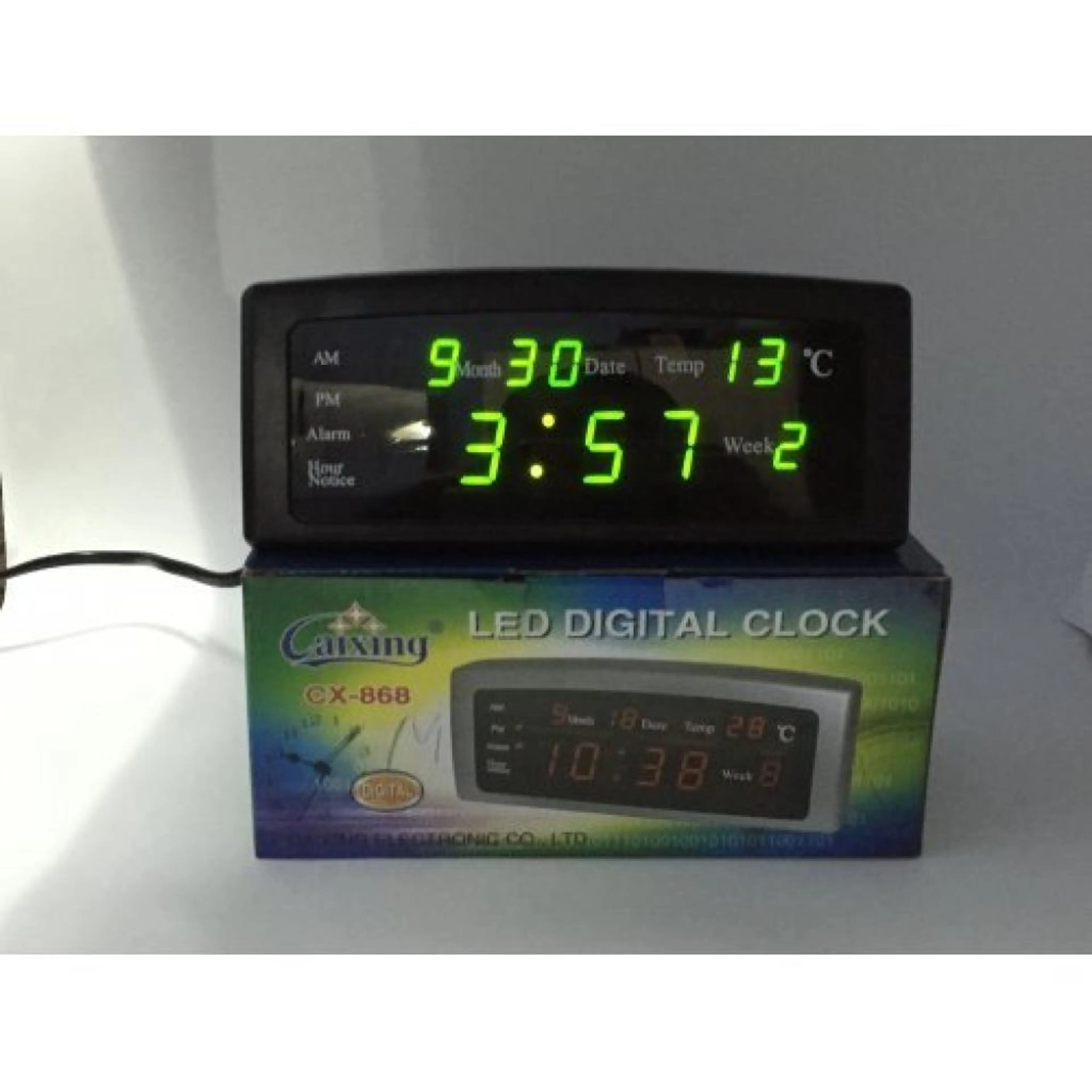 Дигитален LED будилник часовник CX-868