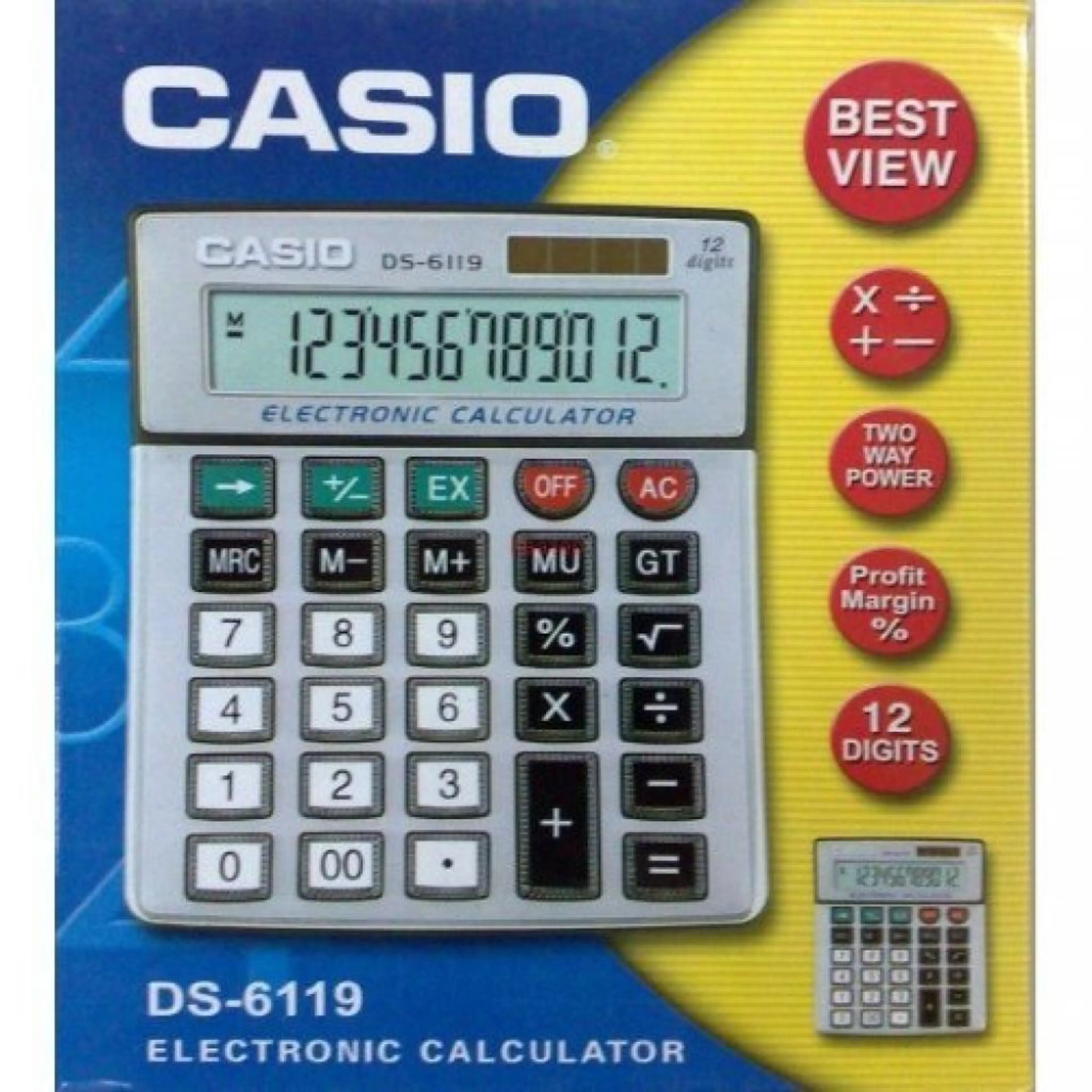 Електронен калкулатор CASIO 12 разряден