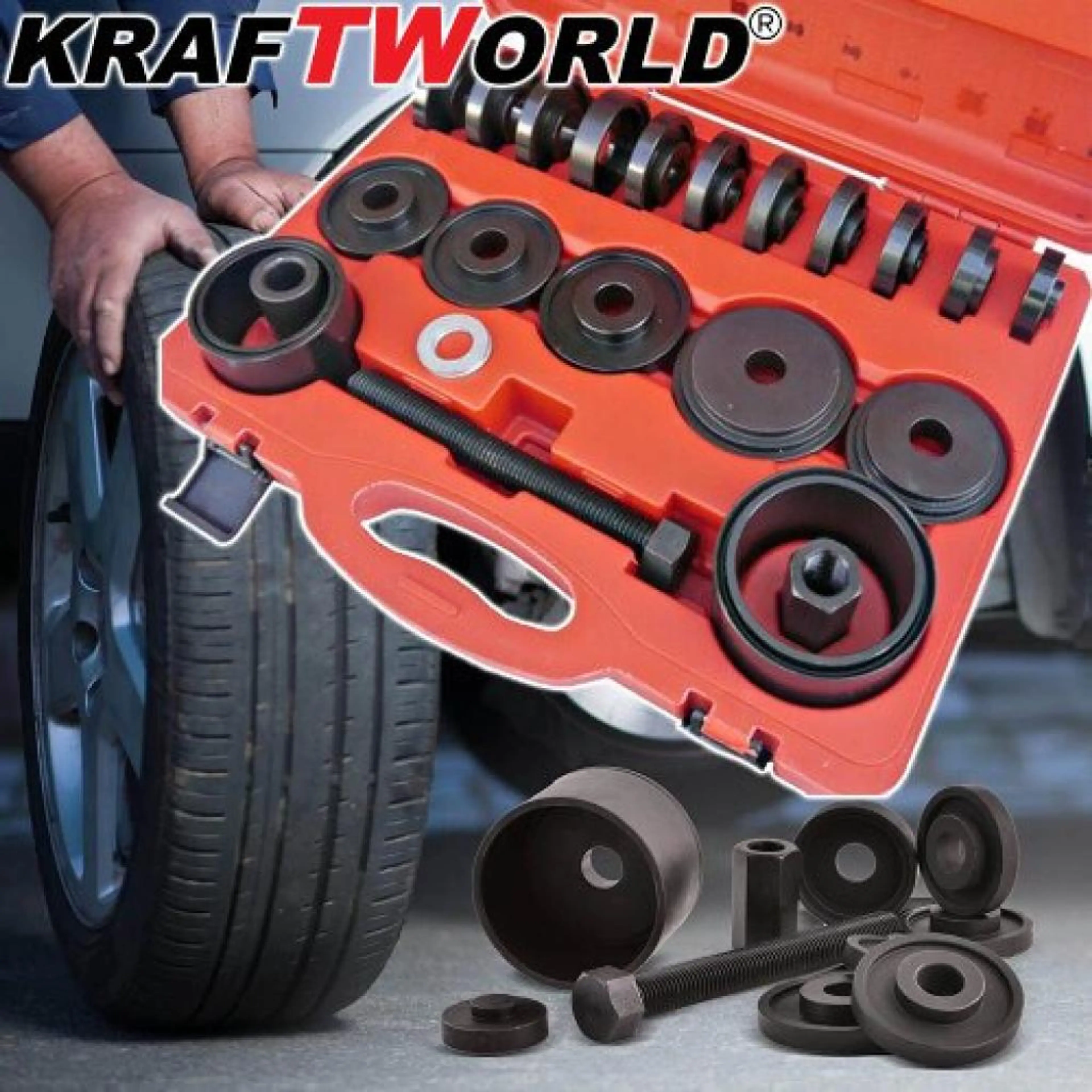 К-т за избиване и набиване на втулки KraftWorld