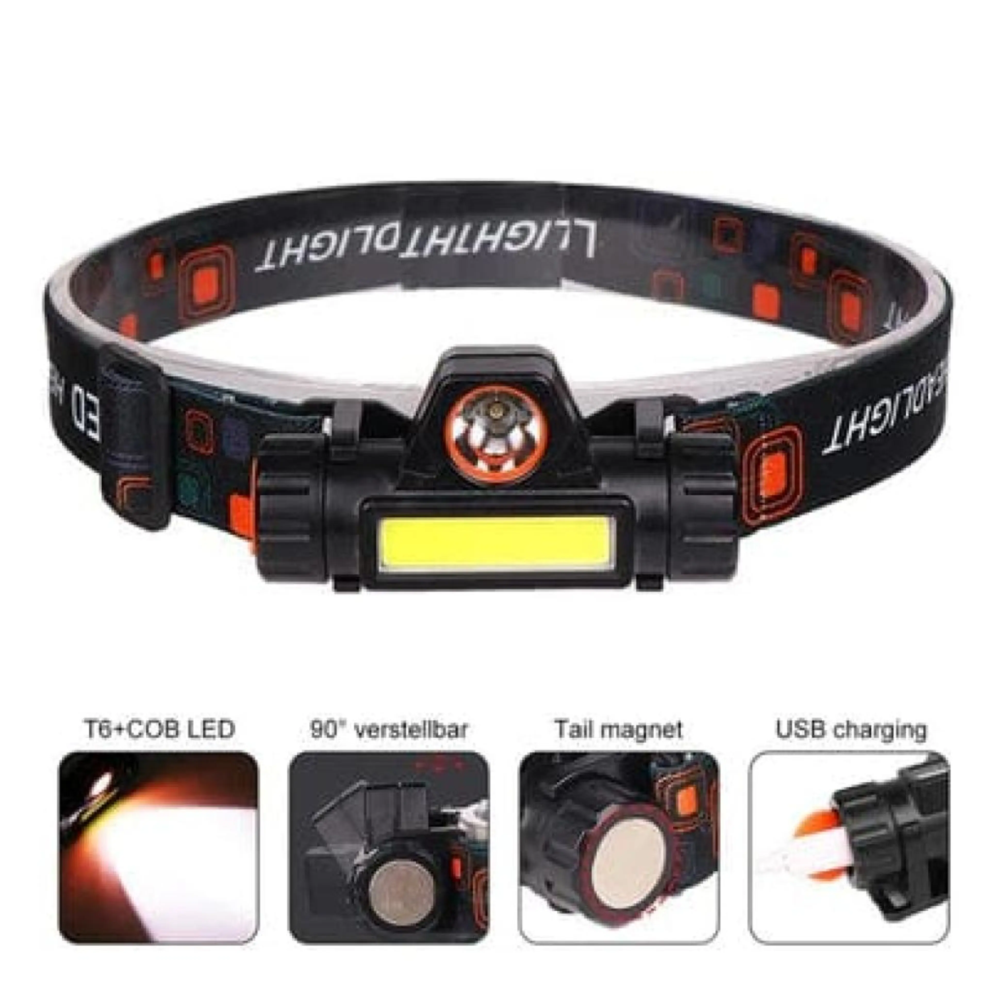 Компактен челник с две led светлини ang-8101