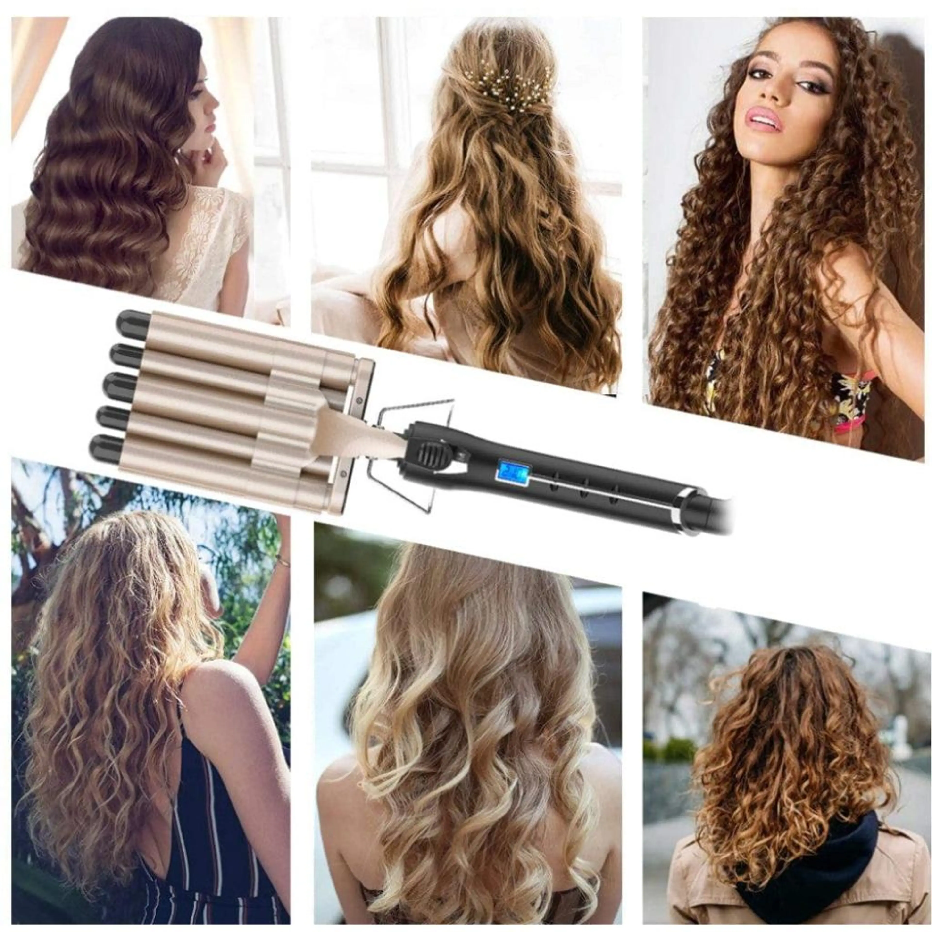 Маша за ретро къдрици Sonar SN-15 с керамично покритие