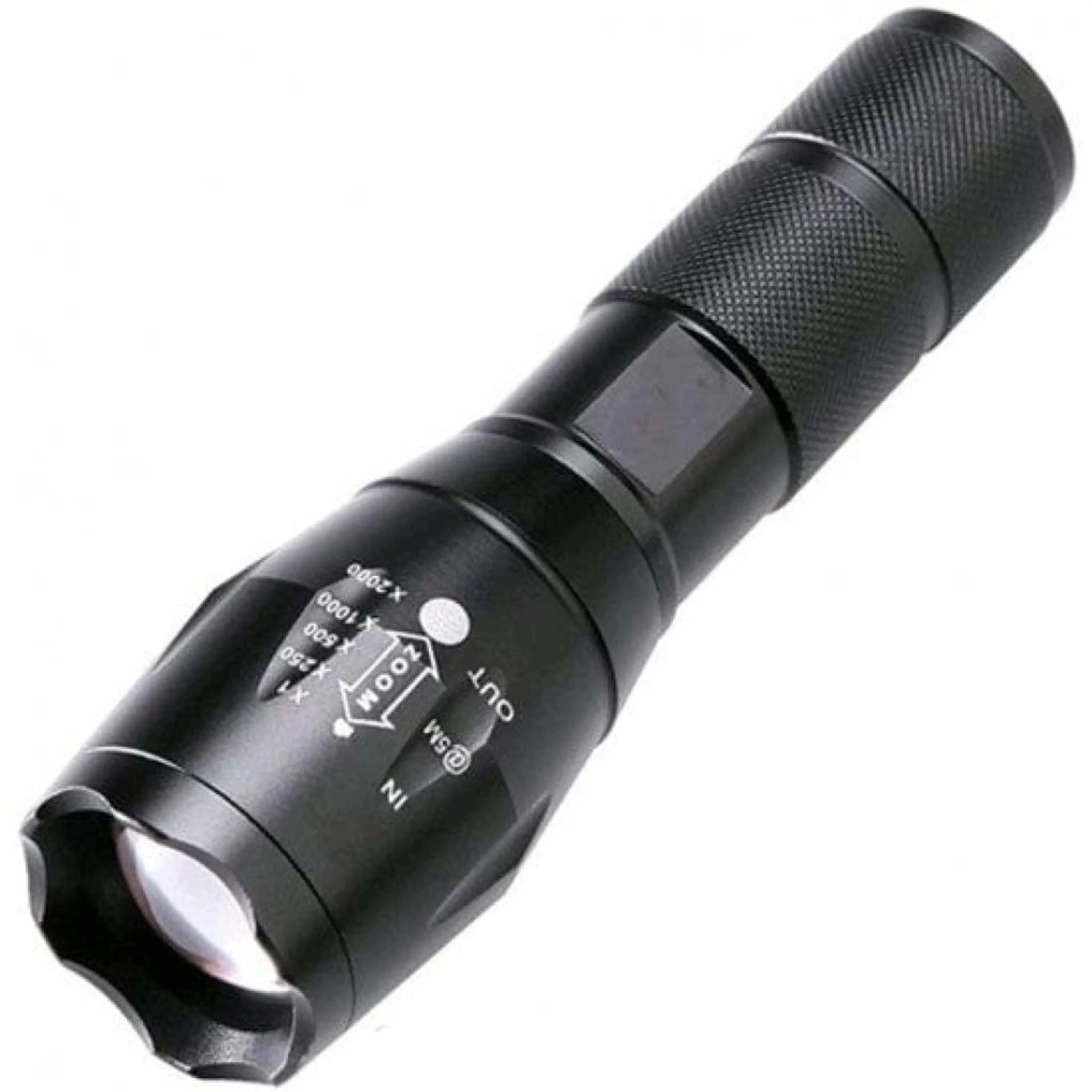 Мощен акумулаторен фенер с cree led диод 2500w ZOOM T6
