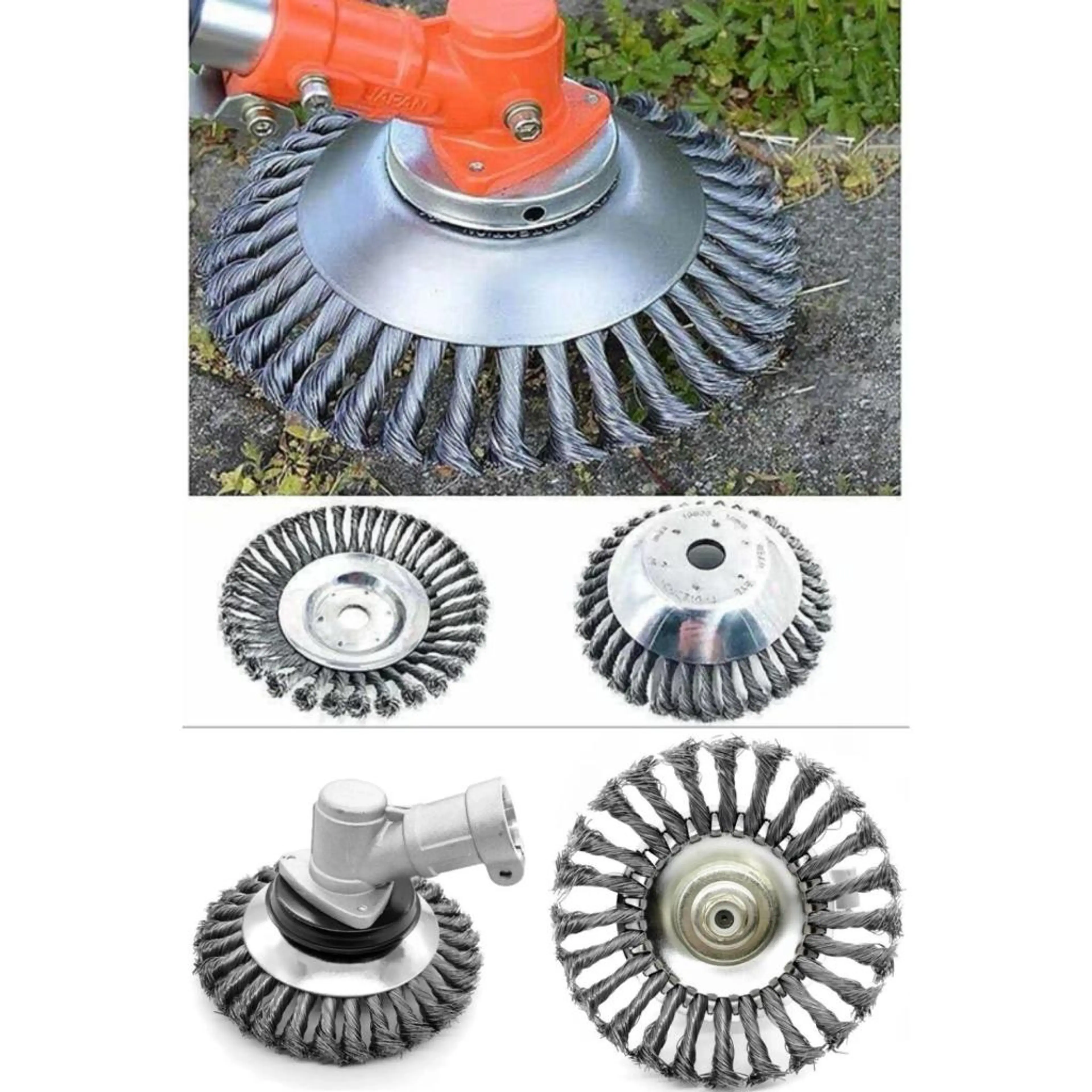 🔥Универсална стоманена глава за тример и косачка🤩